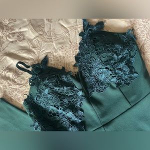 Fashion Nova romper - Emerald color, size small. Super beautiful